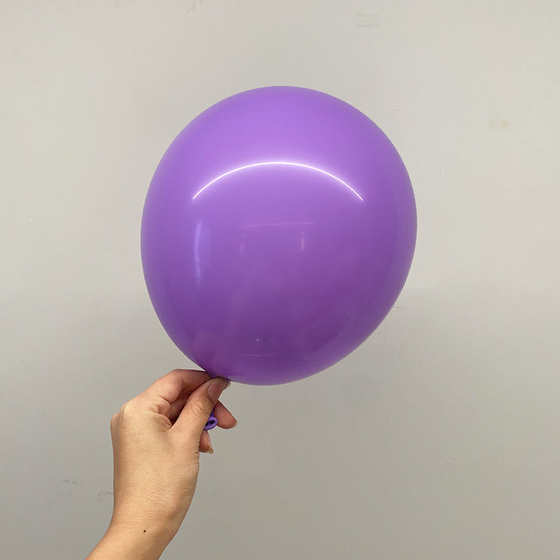 10 Pc Matte Lavender Latex Helium, Air or Water Balloons 18"