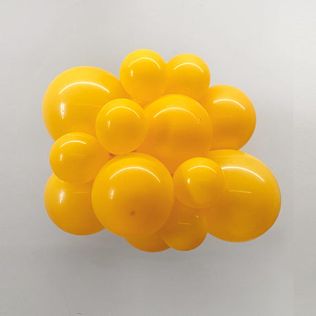 25 Pc Matte Lemon Latex Helium, Air or Water Balloons 12"