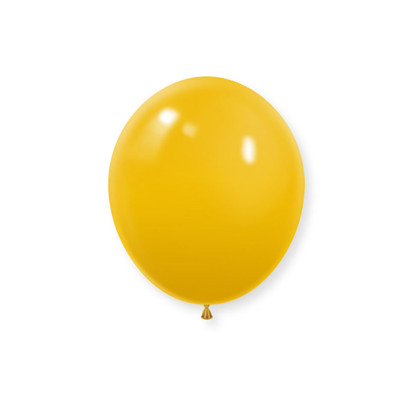 100 Pc Matte Lemon Latex Helium, Air or Water Balloons 10"
