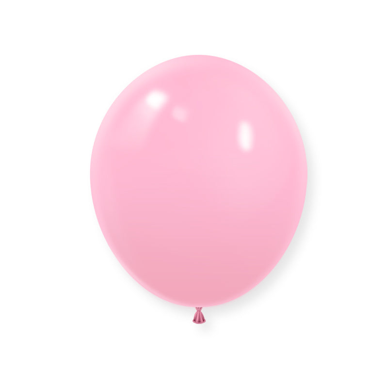 25 Pc Matte Light Pink Latex Helium, Air or Water Balloons 12"