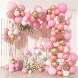 25 Pc Matte Light Pink Latex Helium, Air or Water Balloons 12"