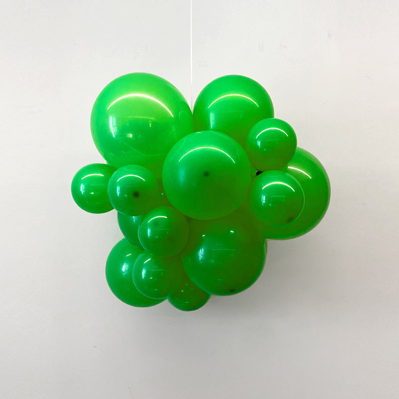 25 Pc Matte Lime Green Latex Helium, Air or Water Balloons 12"