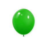 100 Pc Matte Lime Green Latex Helium, Air or Water Balloons 10"