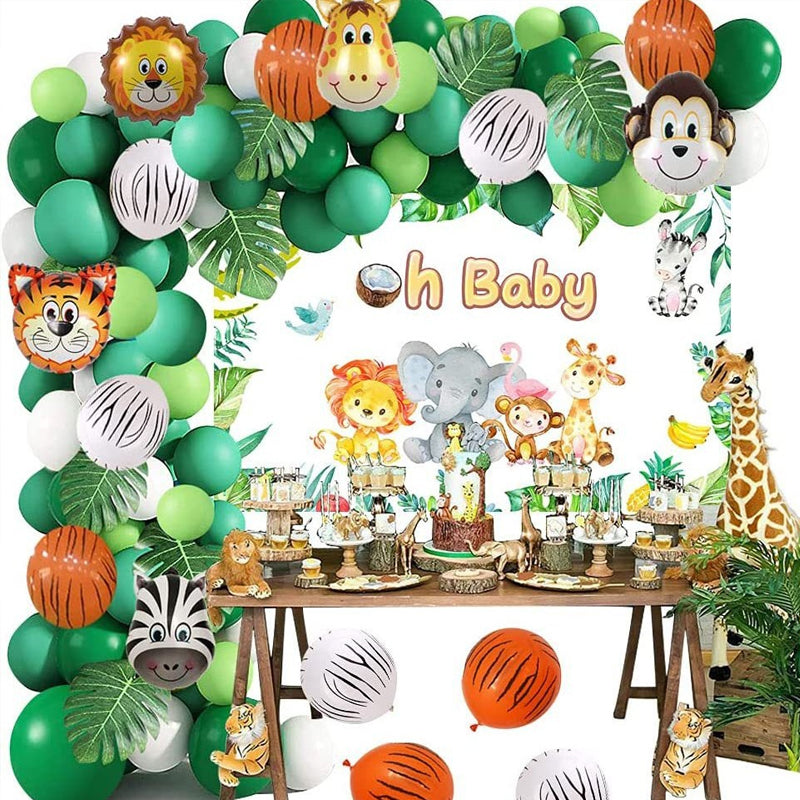 10 Pc Matte Mid Green Latex Helium, Air or Water Balloons 18"