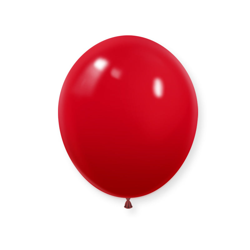 25 Pc Matte Red Latex Helium, Air or Water Balloons 12"