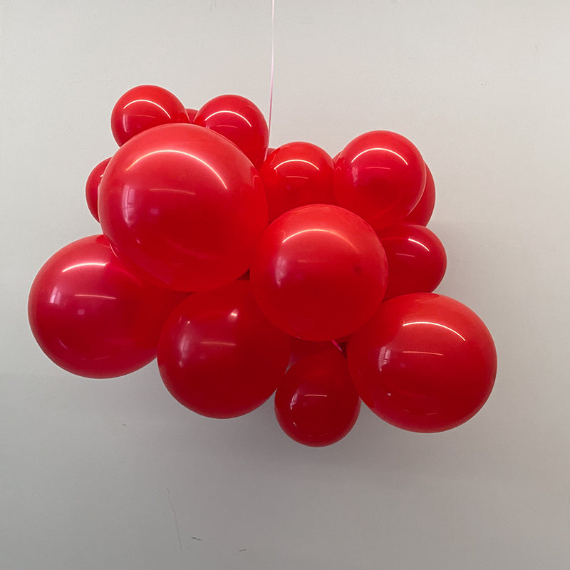 100 Pc Matte Red Latex, Air or Water Balloons 5"