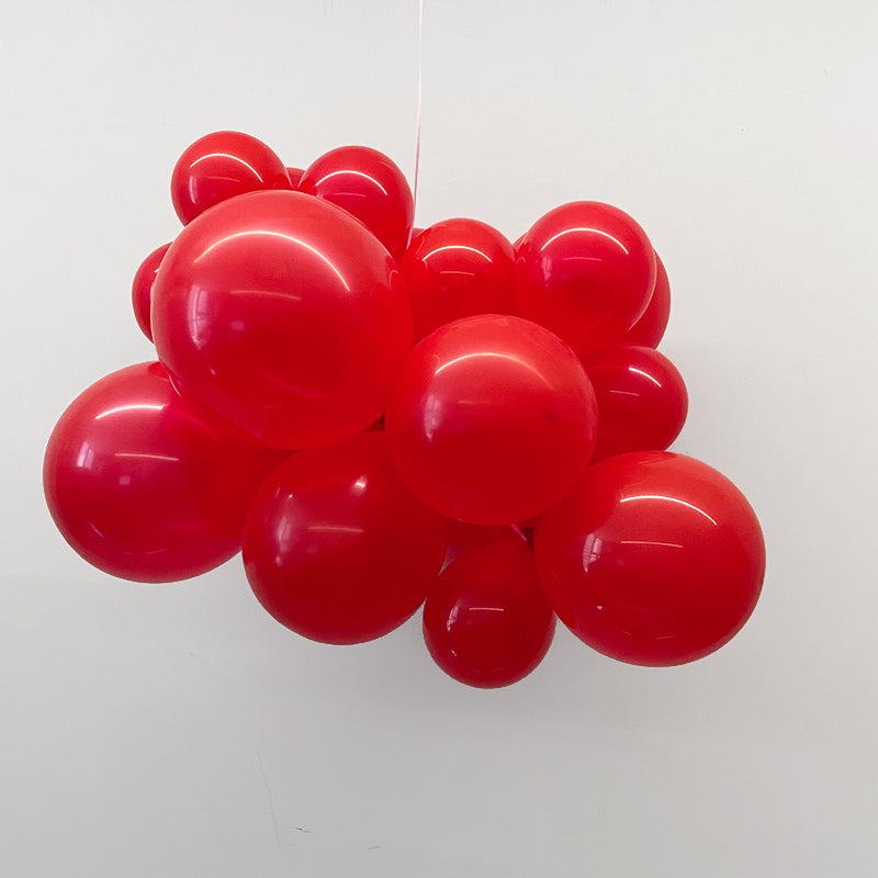 10 Pc Matte Red Latex Helium, Air or Water Balloons 18"