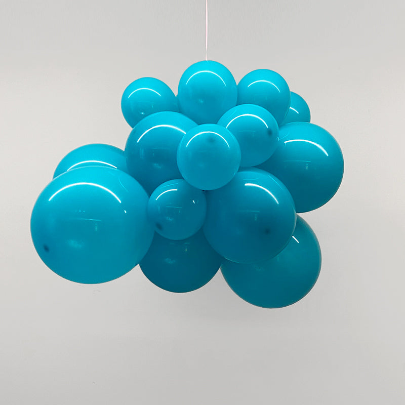 10 Pc Matte Turqueza Latex Helium, Air or Water Balloons 18"