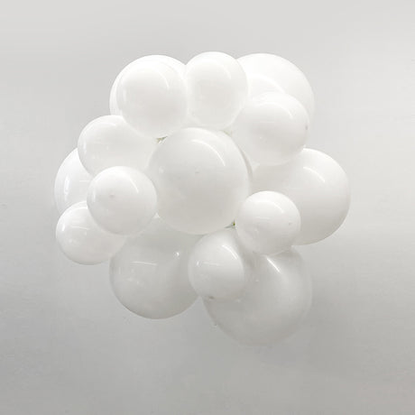 10 Pc Matte White Latex Helium, Air or Water Balloons 18"