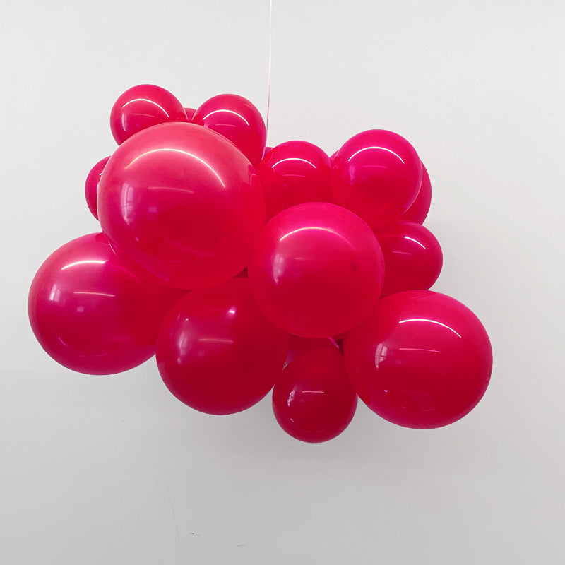 10 Pc Matte Wild Red Latex Helium, Air or Water Balloons 18"