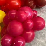10 Pc Matte Wild Red Latex Helium, Air or Water Balloons 18"