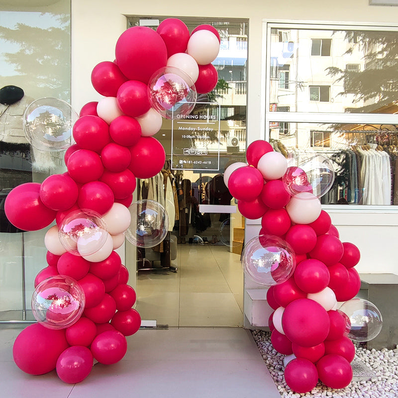 10 Pc Matte Wild Red Latex Helium, Air or Water Balloons 18"