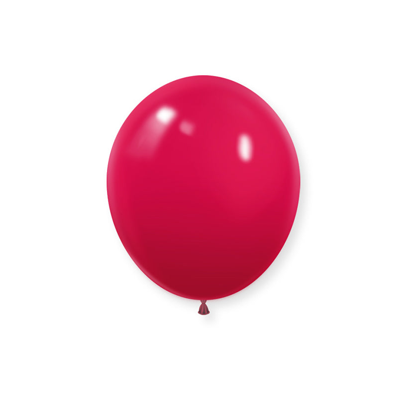 100 Pc Matte Wild Red Latex Helium, Air or Water Balloons 10"