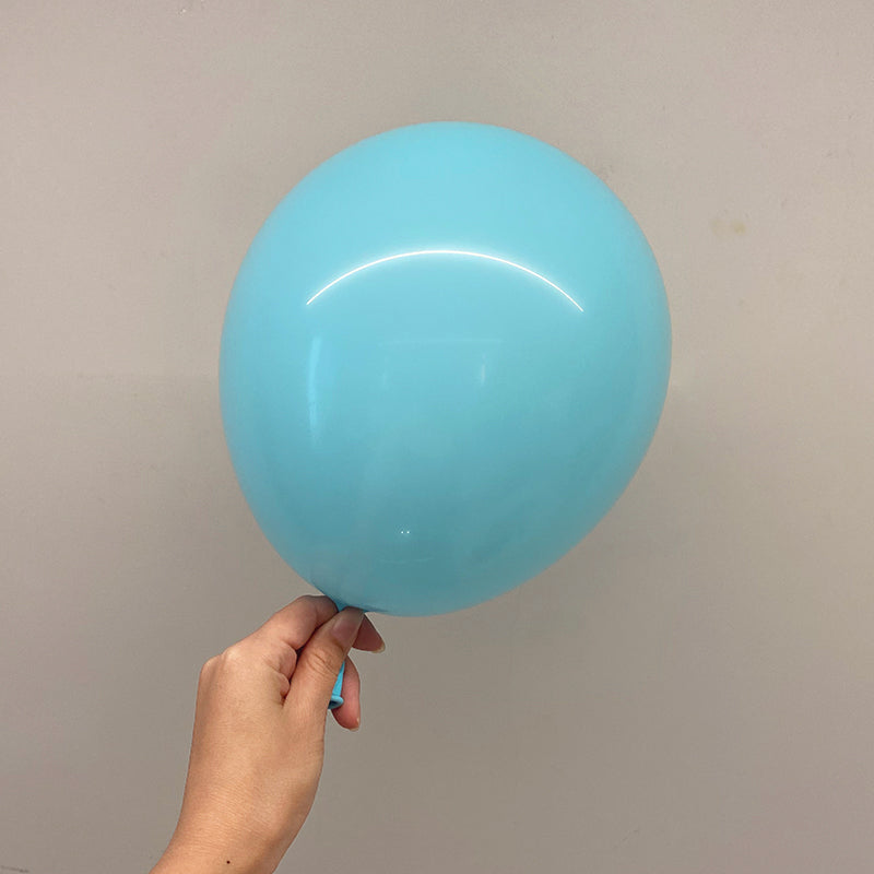 100 Pc Matte Baby Blue Latex Helium, Air or Water Balloons 10"