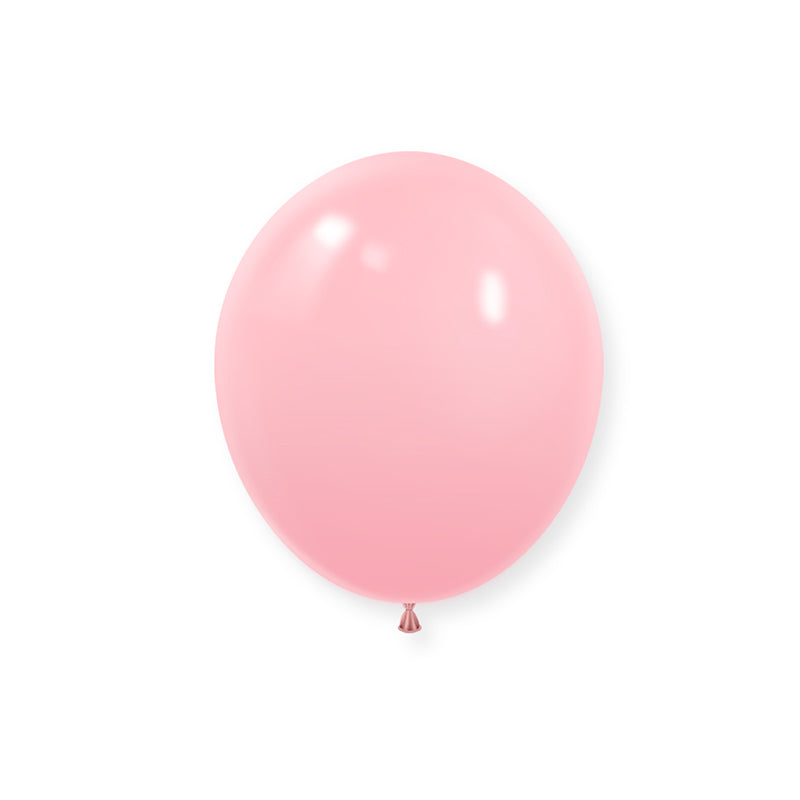 100 Pc Matte Baby Pink Latex Helium, Air or Water Balloons 10"