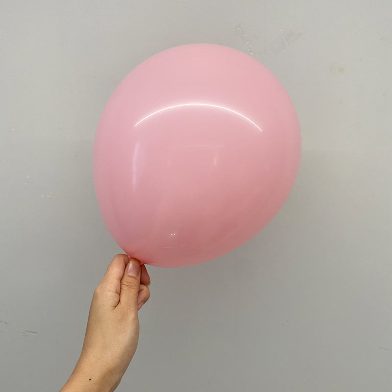 10 Pc Matte Baby Pink Latex Helium, Air or Water Balloons 18"