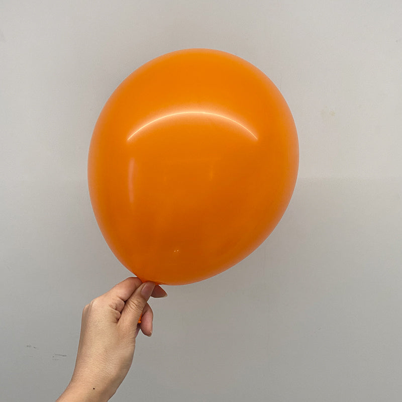 10 Pc Matte Orange Latex Helium, Air or Water Balloons 18"