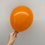10 Pc Matte Orange Latex Helium, Air or Water Balloons 18"