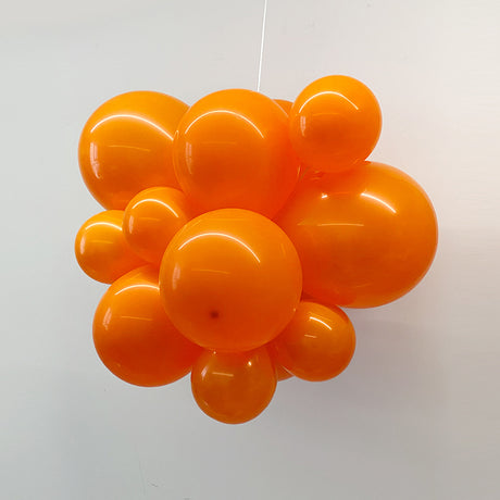10 Pc Matte Orange Latex Helium, Air or Water Balloons 18"