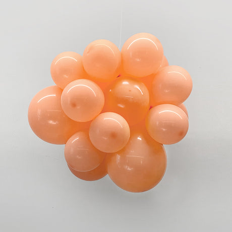 10 Pc Matte Peach Latex Helium, Air or Water Balloons 18"