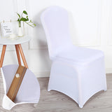 Stretch Polyester Chair Cover Thick  Orange