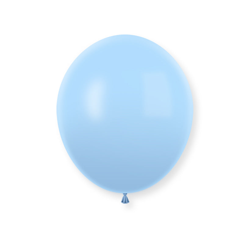 25 Pc Macaroon Blue Latex Helium, Air or Water Balloons 12"