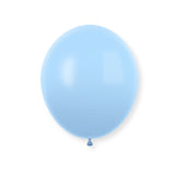 25 Pc Macaroon Blue Latex Helium, Air or Water Balloons 12"