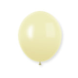 25 Pc Macaroon Yellow Latex Helium, Air or Water Balloons 12"