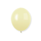 100 Pc Macaroon Yellow Latex Helium, Air or Water Balloons 10"