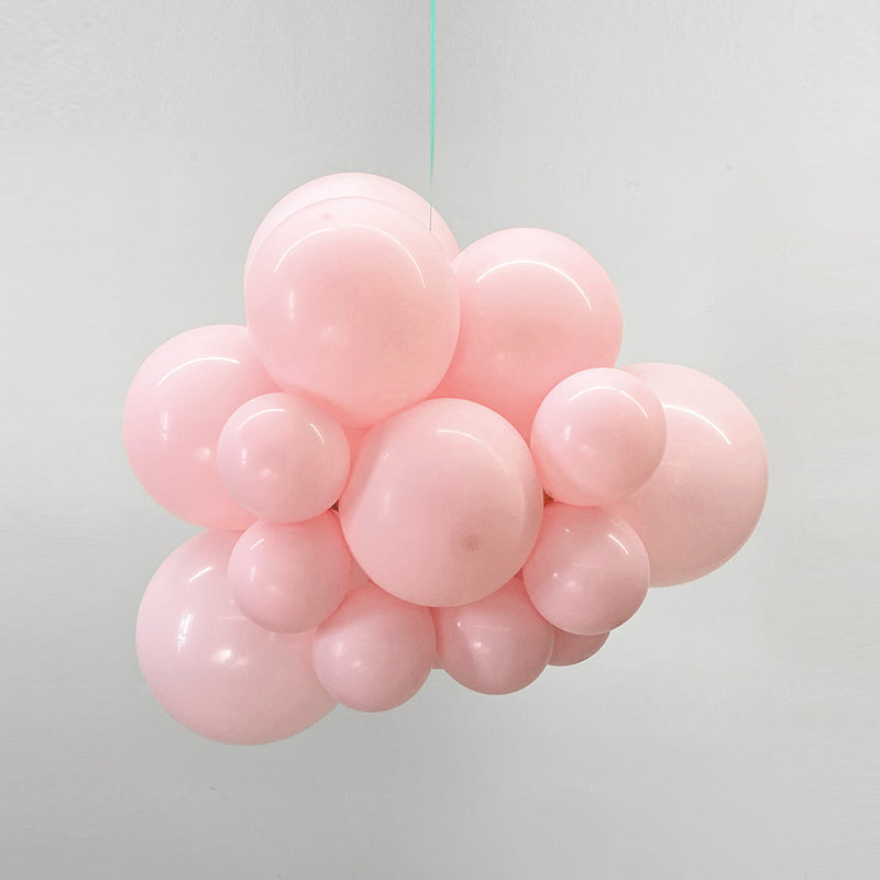 25 Pc Macaroon Pink Latex Helium, Air or Water Balloons 12"