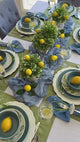 Gauze Cotton And Linen Table Runner 10ft Khaki