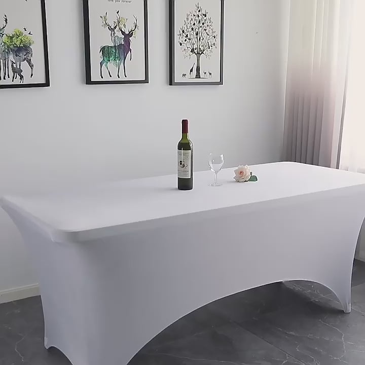 Stretch Rectangle Fitted Table Cover 72"x30"